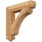 Ekena Millwork Legacy Arts & Crafts Rough Sawn Bracket, Western Red Cedar, 4"W x 22"D x 22"H BKT04X22X22LEC03RWR - alternate 1